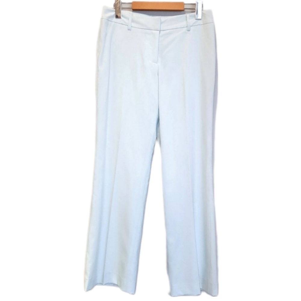 Suzy Shier Straight Leg Slacks Trousers Pants Flat Front Zip Fly Pastel Spring